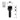 BOULON 14X1.25 CONIQUE 25MM NOIR