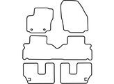 TAPIS FORD S-MAX 2006-  7 PERSONNES 