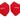 RUGSTEUN ZIJ rood